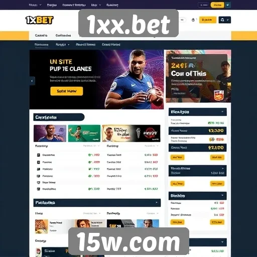 Experiência do usuário na interface do site 1xx.bet